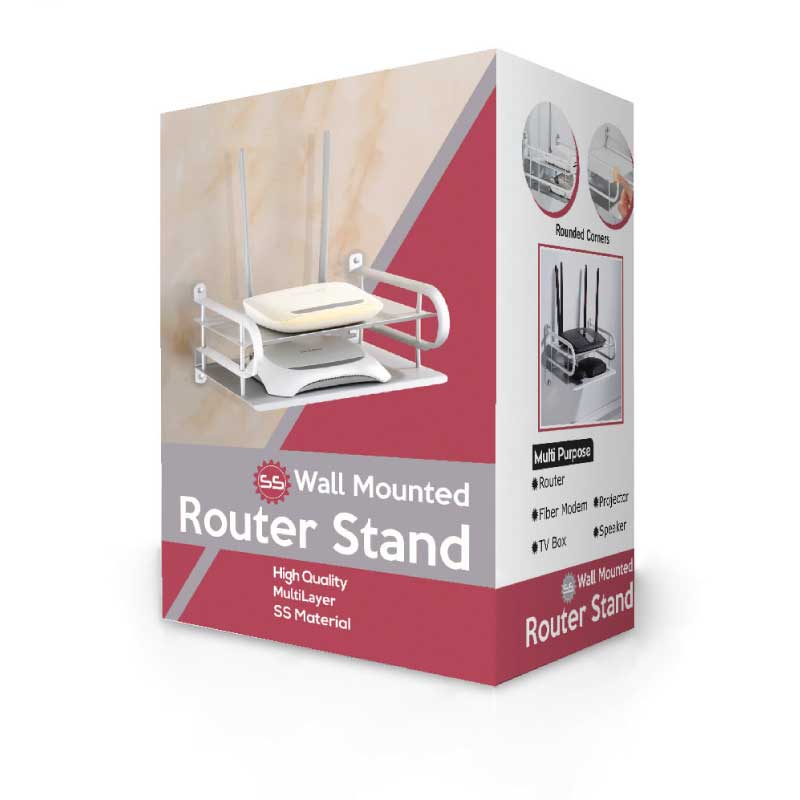 SS Wall Mounted Router Stand - Image 3